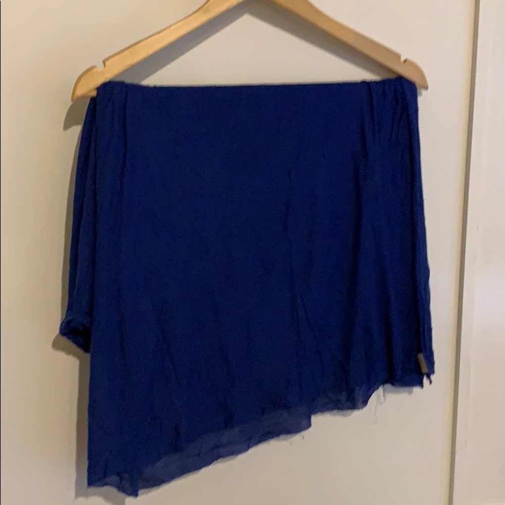 Free people scarf blue